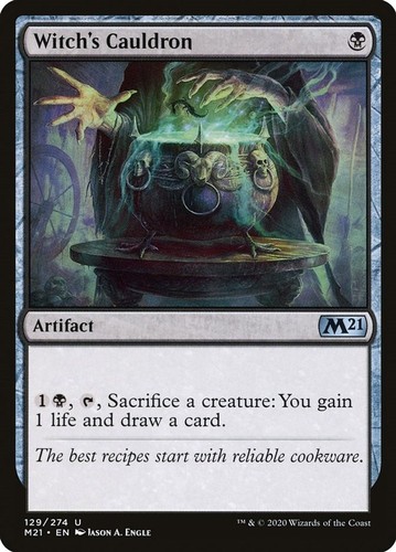Witch cauldron m21 - witch's,