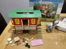 Sylvanian Families - TOMY, Vtg Rare, Caravan Roulette. With Original Box & acces