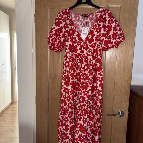 Zara printed floral midi - zara,