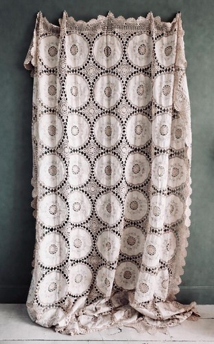 Vintage ecru lace - ecru,
