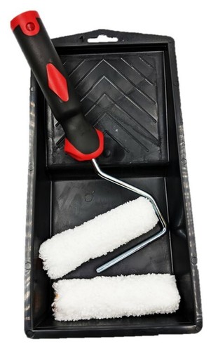 Mini paint roller tray set - 4",