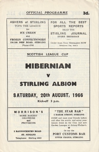 Stirling albion hibernian - albion, v