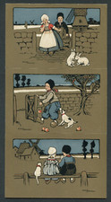 Six Ethel Parkinson  Postcards of Dutch Children c1910 (R5524)