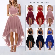 Women's Lace Wedding Prom Evening Formal Party Dress Ball Gown Bridesmaid Dress
