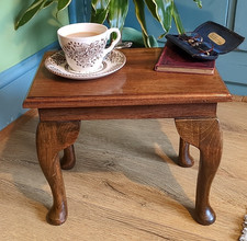 SMALL VINTAGE SOLID WOOD SIDE