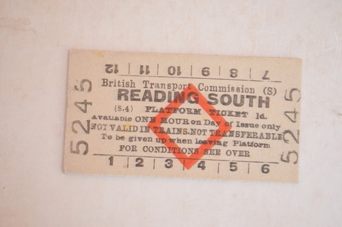 Railway platform ticket btc - ticket,