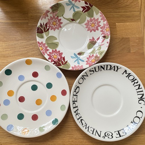 Emma bridgewater large saucers - bridgewater,
