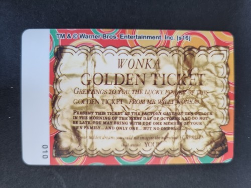 Golden ticket willy wonka - willy, &