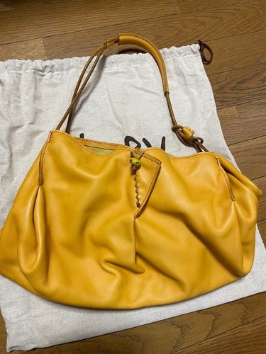 Henry cuir yellow leather - cuir,
