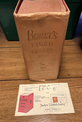 Burke landed gentry 1952 - burke's,