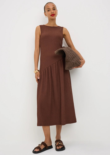 Chocolate brown textured drop - chocolate,