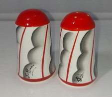 Brian Wood collector club 1999 `Nuvola` art Deco style  Salt And Pepper Shakers