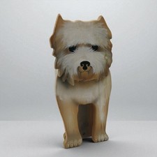 WOODEN DOG HANDMADE DOOR STOP SCOTTIE TERRIER EDAG MADE IN BRITAIN