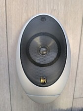 KEF HTS1001 Egg Satellite Speaker Silver With Mount