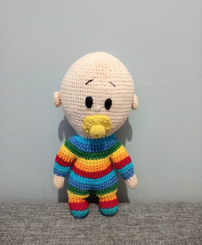 Hand knitted crocheted - hand,