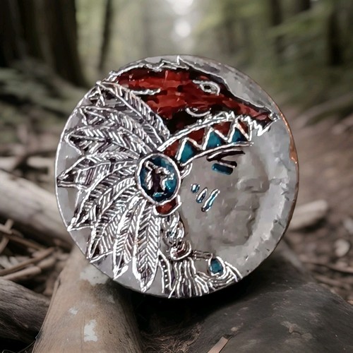 Hobo nickel hand - hand, carved
