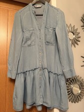 Zara Light Wash Blue Denim