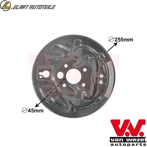 Cover plate brake - plate, 7620374