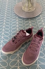 Ecco MX Ladies Womens Pinky / Purple / lilac Walking Shoes Size 42, 8 to 8.5 uk