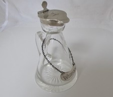 Good silver mounted whisky - good,