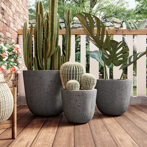 Mgo planter set round - mgo, of
