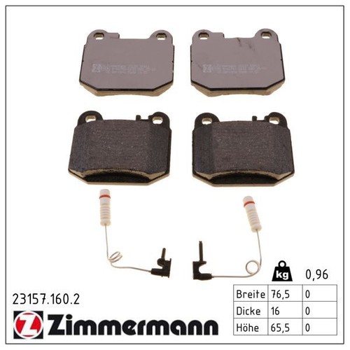 Rear axle 231571602 brake - rear,