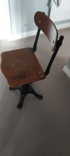 Industrial Cast Iron Singer Sewing Machine Chair Antique Vintage