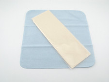 2x Ultra-Fine Microfibre Glasses Lens Cleaning Cloth 15 x 15cm Yellow & Blue