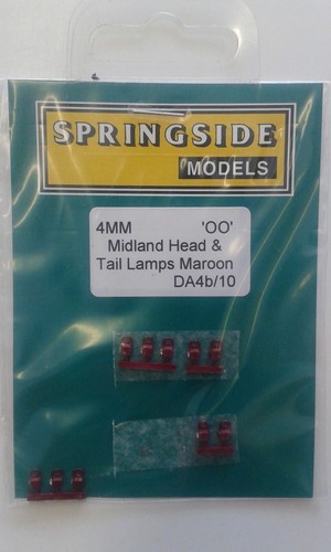 Lms head tail lamps maroon - head,