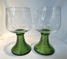 Vintage Green Glass German
