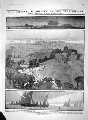 Old antique print - antique, 1910