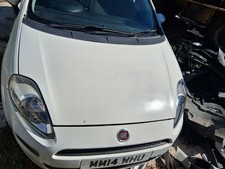 2014 FIAT PUNTO FACELIFT 5 DOOR MK3 FRONT BONNET HOOD PANEL WHITE