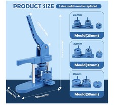  3-in-1 Button Maker Machine