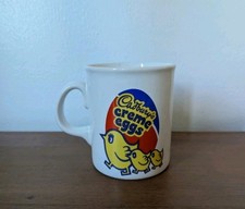 Vintage Cadbury's Creme Egg White Ceramic Mug circa 1995 *NEW