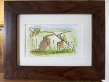 ORIGINAL (Not A print!) Framed