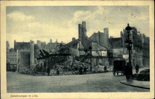 1917 field postcard german - field,