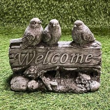 Concrete birds welcome - birds,