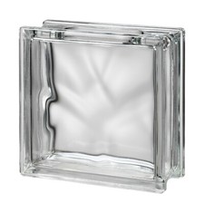 Glass wave craft block - glass,