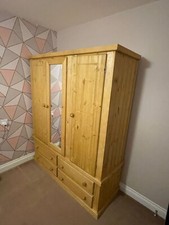 Solid pine triple drawer - triple, 5