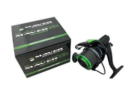 Maver fishing reel black - reel,