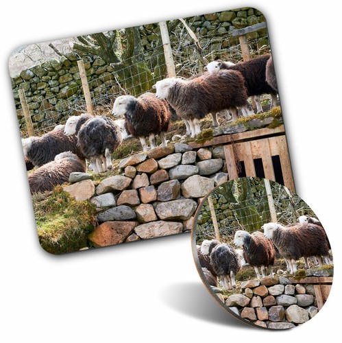Mouse mat coaster set - &,