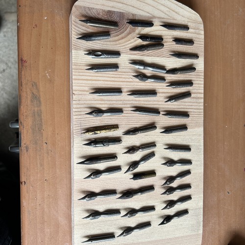 Vintage pen nibs joblot - pen,