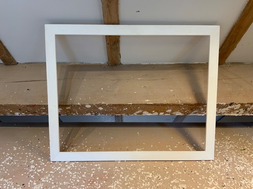 Simple modern white painted