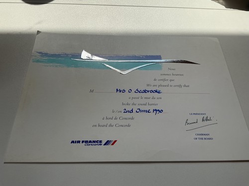 Air france concorde - france, flight