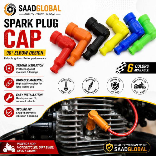 New spark plug - cap, rubber