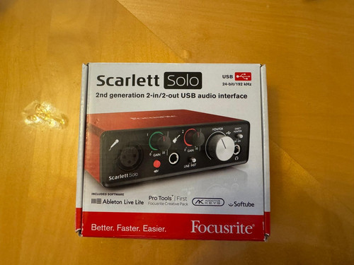 Focusrite scarlett solo - scarlett,