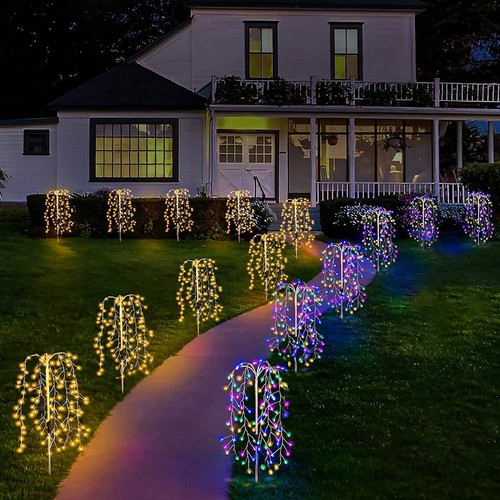 200 led solar power firework - power,