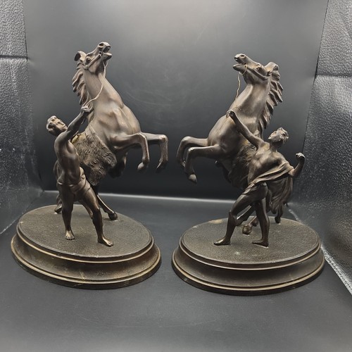 Pair antique bronzed - pair, of