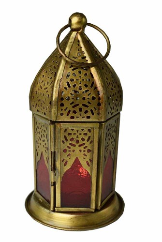 Moroccan lantern candle - candle, holder