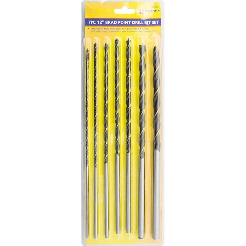 7pcs long wood - bits, 4mm